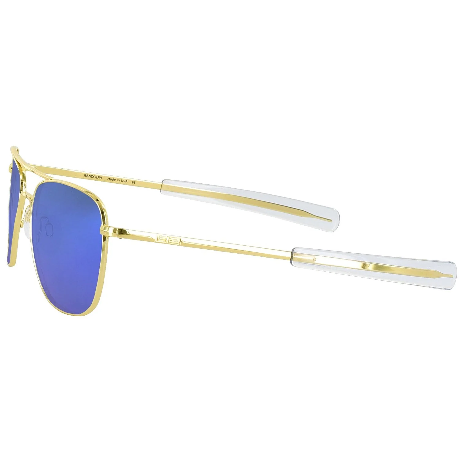 Aviator 23K Gold Progressive Reading Sunglasses - Polarized with Mirror - Image 7