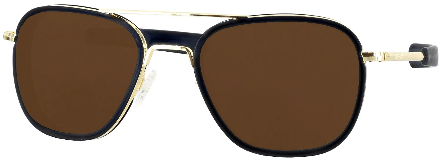 Aviator Gold Inlay Progressive No Line Reading Sunglasses