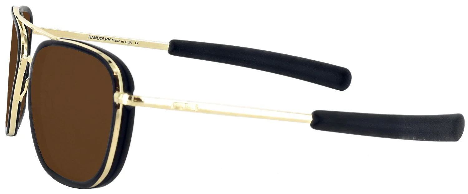 Aviator Gold Inlay Progressive No Line Reading Sunglasses - Image 3