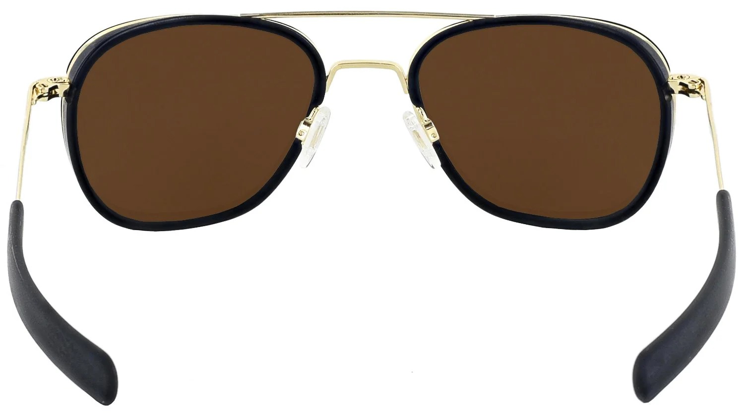 Aviator Gold Inlay Progressive No Line Reading Sunglasses - Image 4