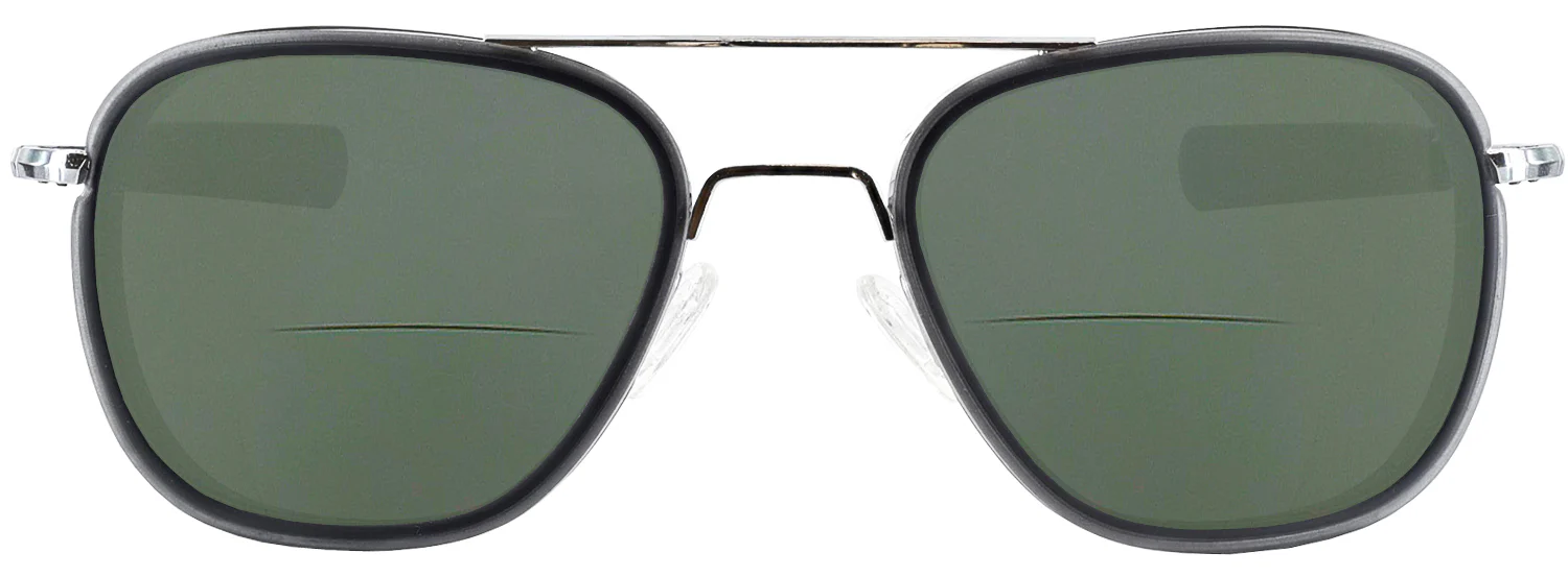 Aviator Inlay Bifocal Reading Sunglasses - Image 17