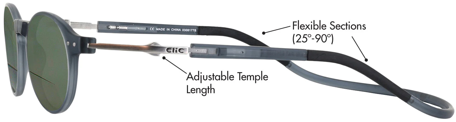 CliC Brooklyn FLEX Bifocal Reading Sunglasses - Image 5