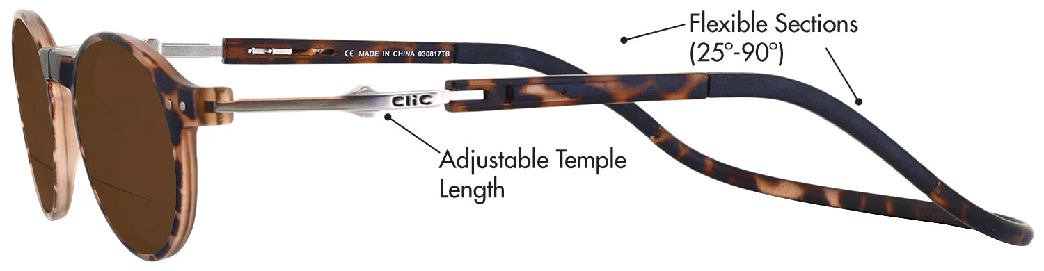 CliC Brooklyn FLEX Bifocal Reading Sunglasses - Image 9