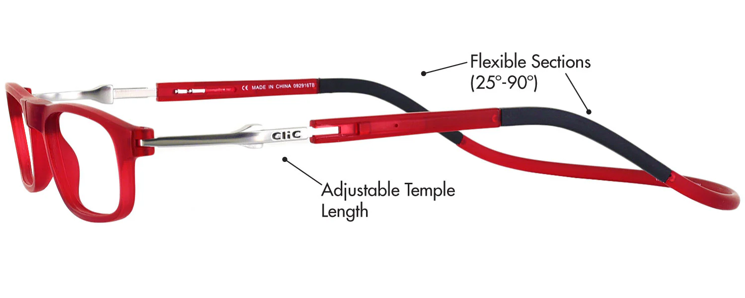 CliC FLEX Rectangle Single Vision Half Frame - Image 11