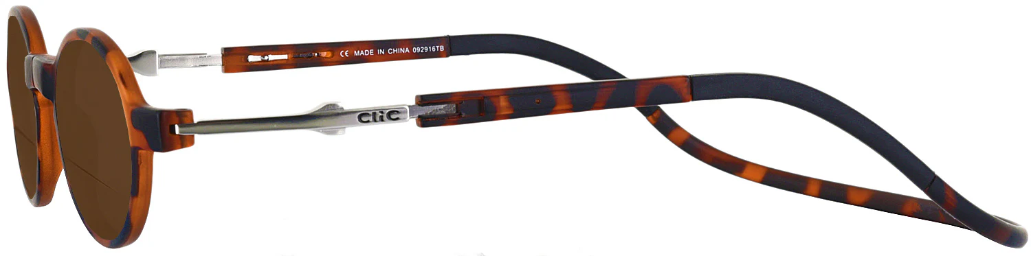CliC FLEX Round Bifocal Reading Sunglasses - Image 9