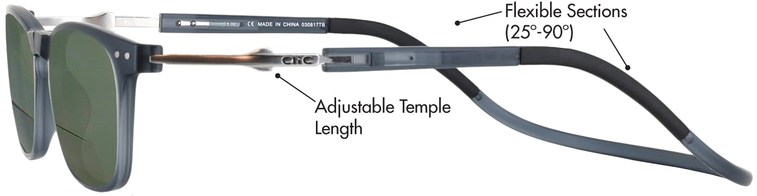 CliC Manhattan FLEX Bifocal Reading Sunglasses