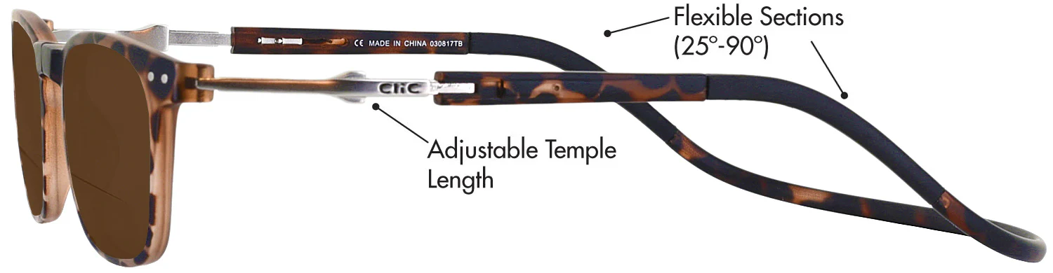 CliC Manhattan FLEX Bifocal Reading Sunglasses - Image 5