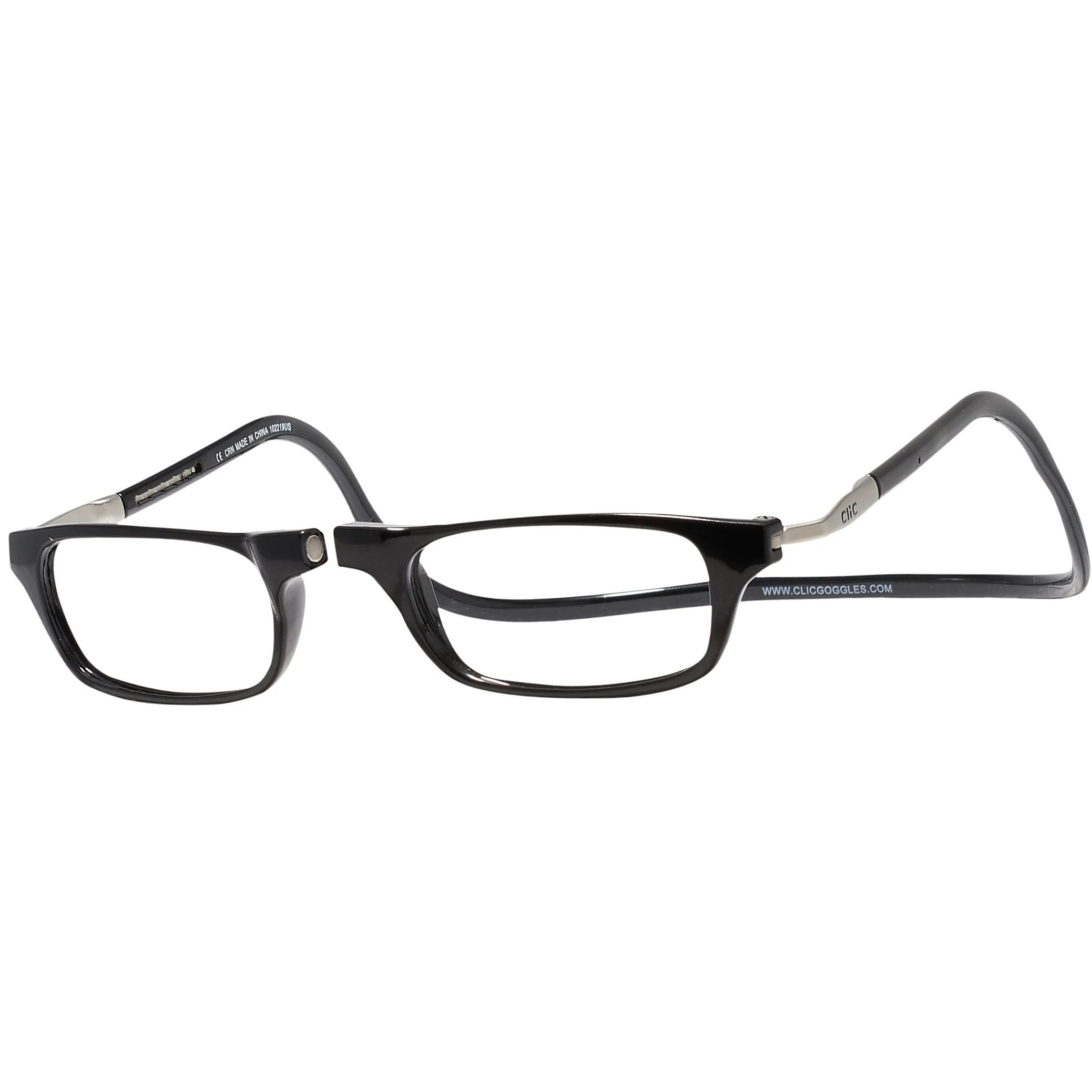 CliC Magnetic Reading Glasses: Single Vision Half Frame - Image 3