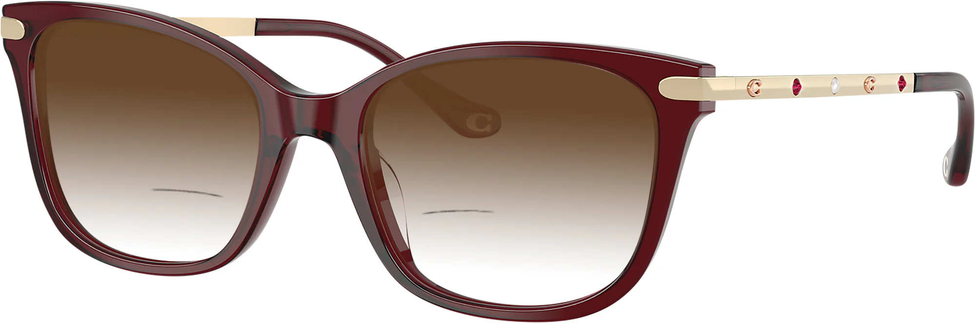 Coach 6261BU w/ Gradient Bifocal Reading Sunglasses