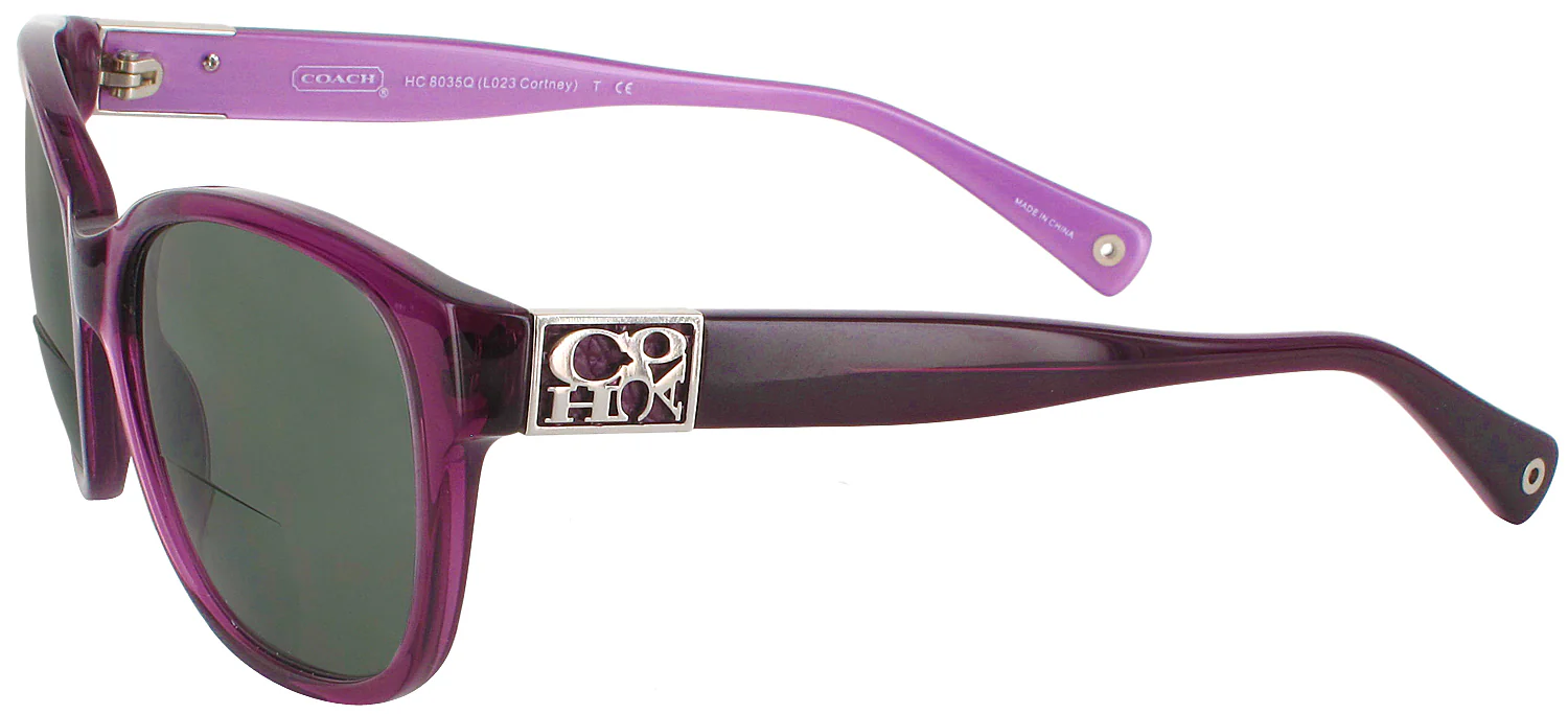 Coach 8035Q Bifocal Reading Sunglasses - Image 3