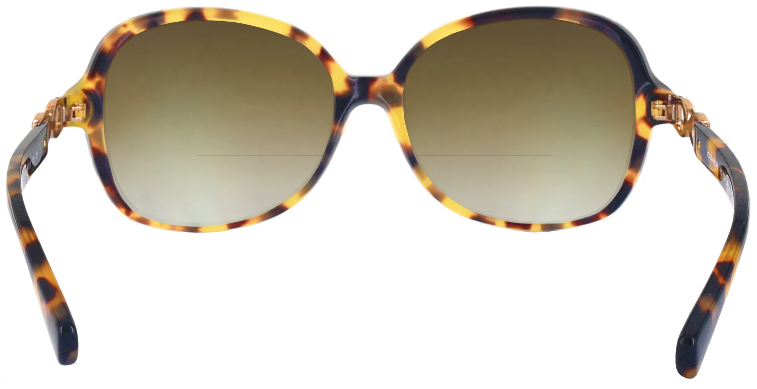 Coach 8123 w/ Gradient Bifocal Reading Sunglasses - Image 4