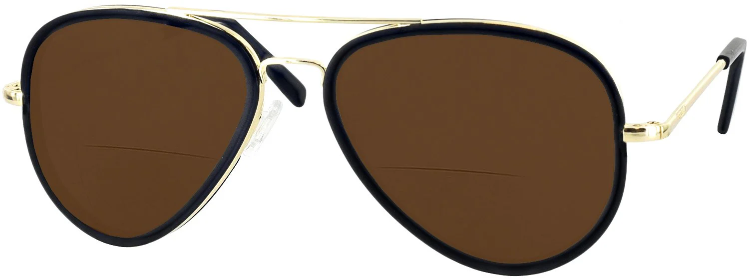 Concorde Inlay 23K Bifocal Reading Sunglasses