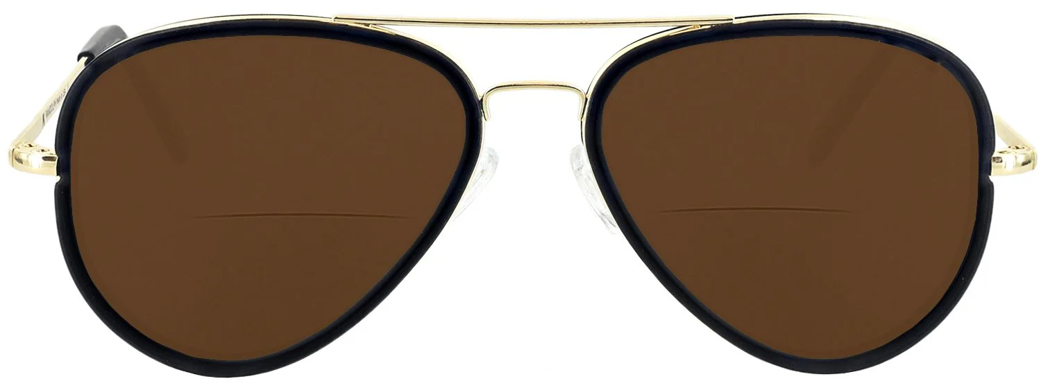 Concorde Inlay 23K Bifocal Reading Sunglasses - Image 2