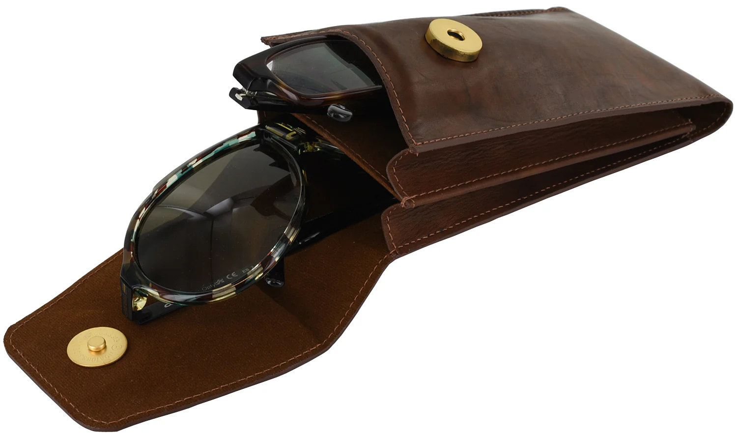 Double Leather Sunglass Case - Image 22