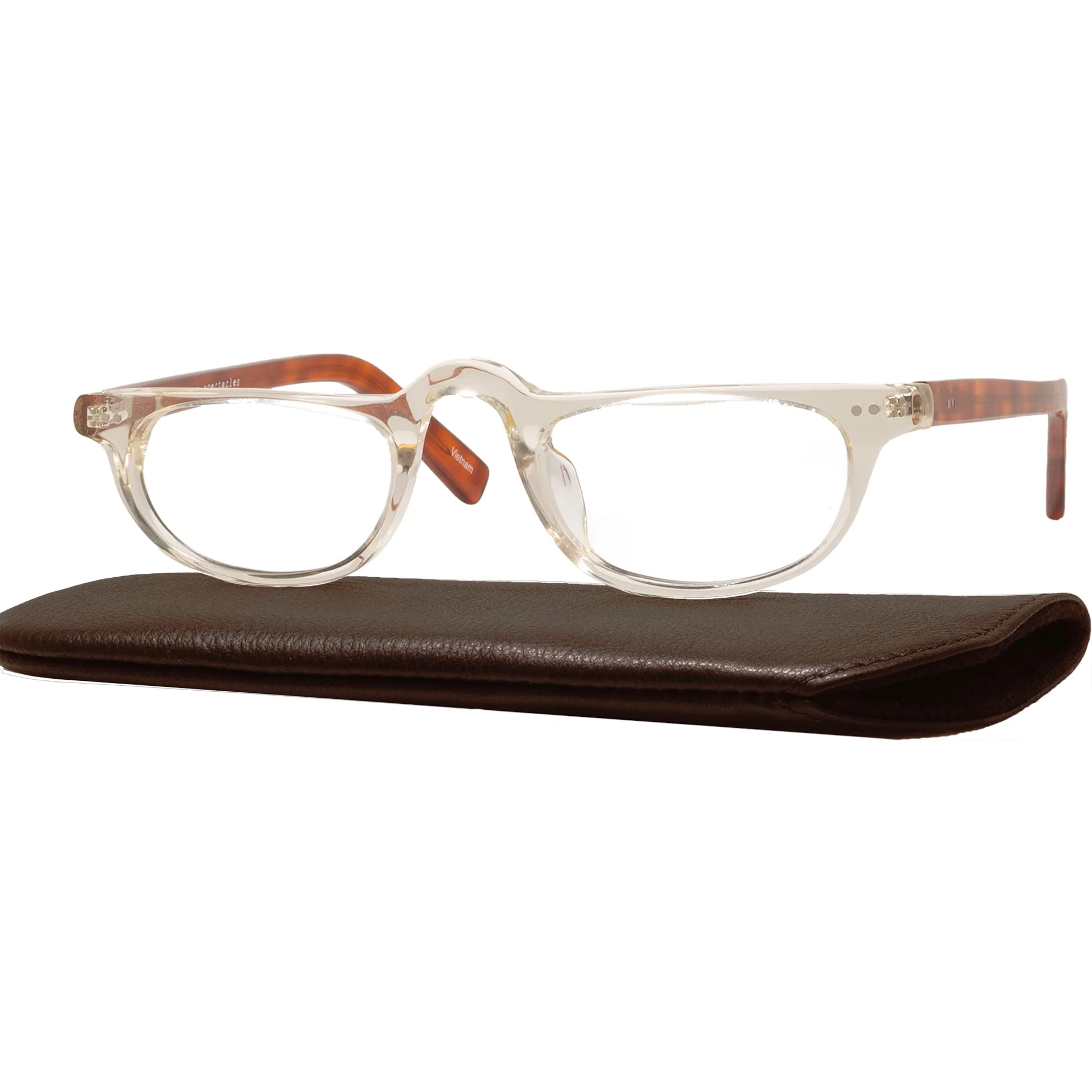 Heritage Single Vision Half Frame W/ Estate Leather Case - Image 5