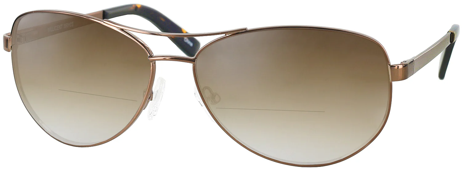 Millicent Bryce 140 w/ Gradient Bifocal Reading Sunglasses