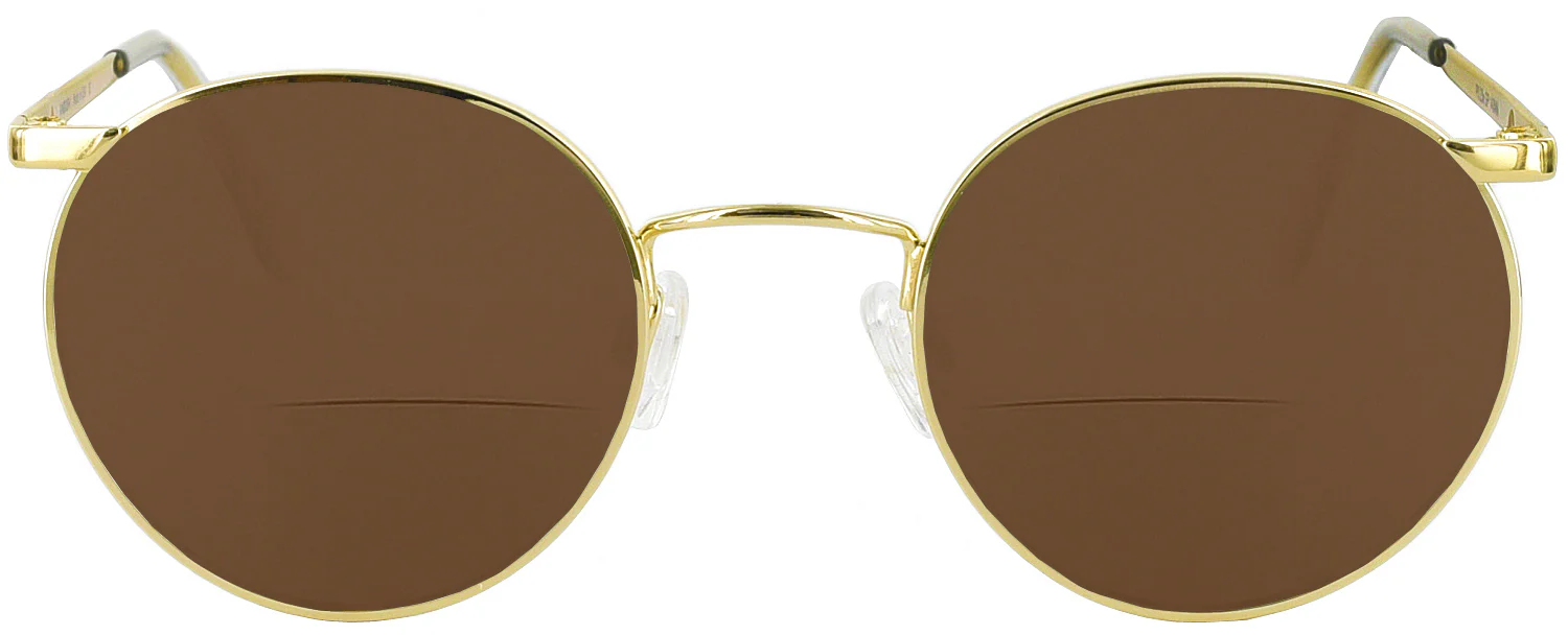 P3 Classic 23K Gold Bifocal Reading Sunglasses - Image 2