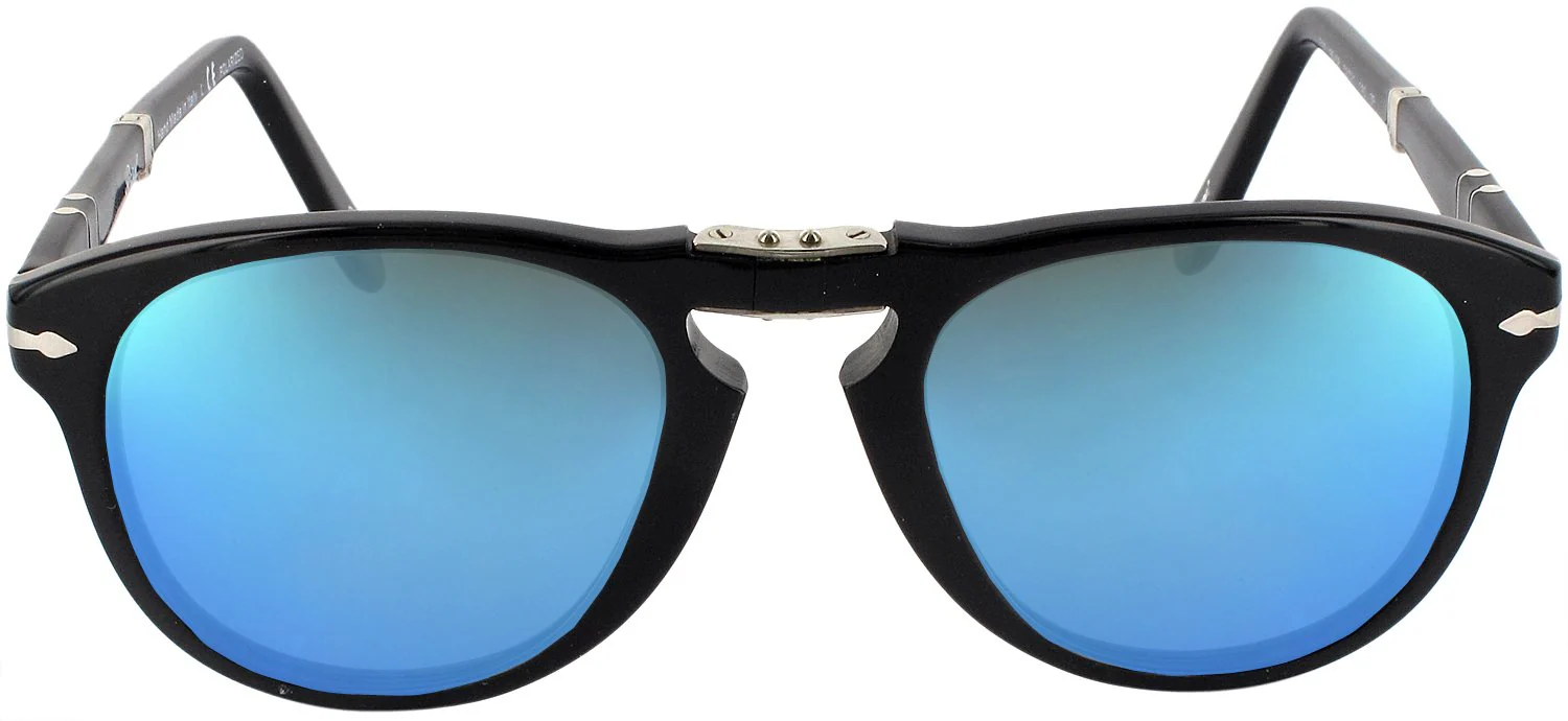Persol 0714 Folding Progressive No Line Reading Sunglasses - Polarized with Mirror - Image 2