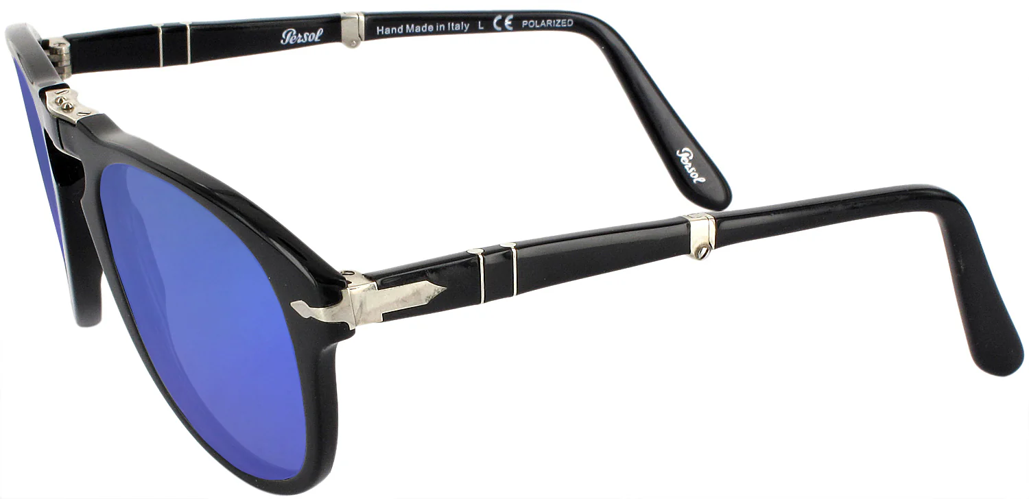 Persol 0714 Folding Progressive No Line Reading Sunglasses - Polarized with Mirror - Image 3