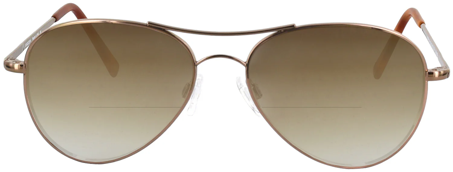 Amelia 23k Rose Gold B w/ Gradient Bifocal Reading Sunglasses - Image 2