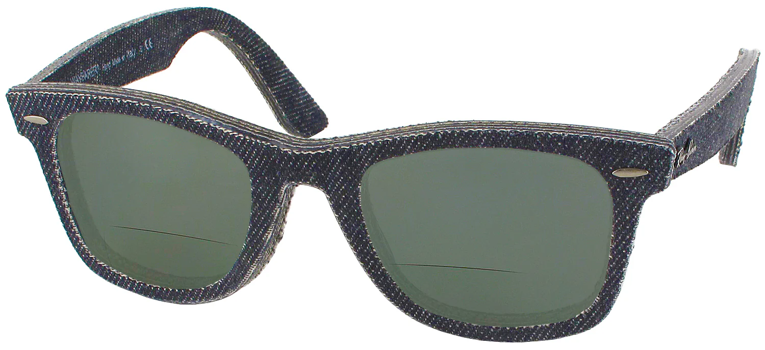 Ray-Ban 2140 Denim Bifocal Reading Sunglasses