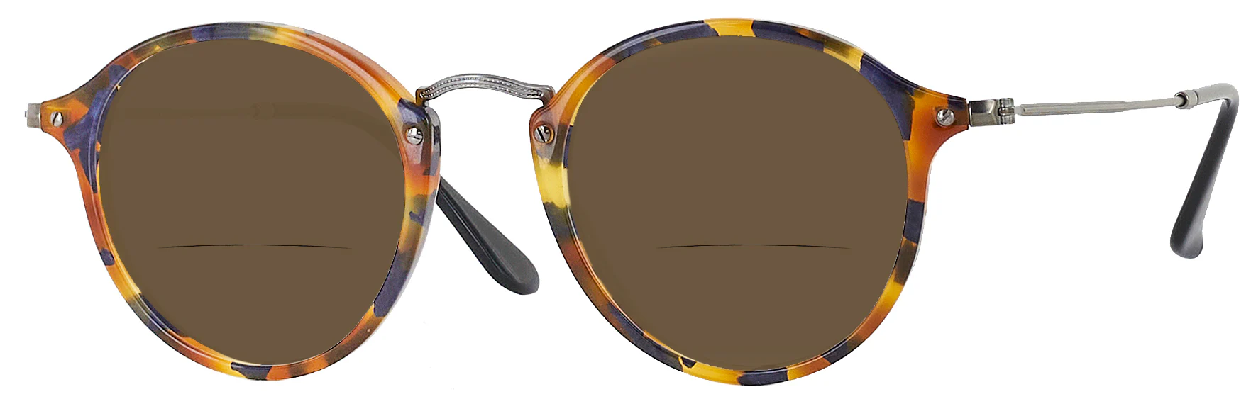 Ray-Ban 2447VL Round Fleck Bifocal Reading Sunglasses - Image 13