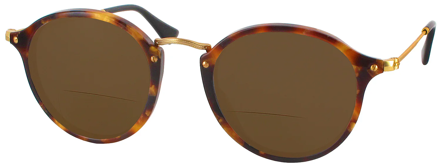 Ray-Ban 2447VL Round Fleck Bifocal Reading Sunglasses - Image 5