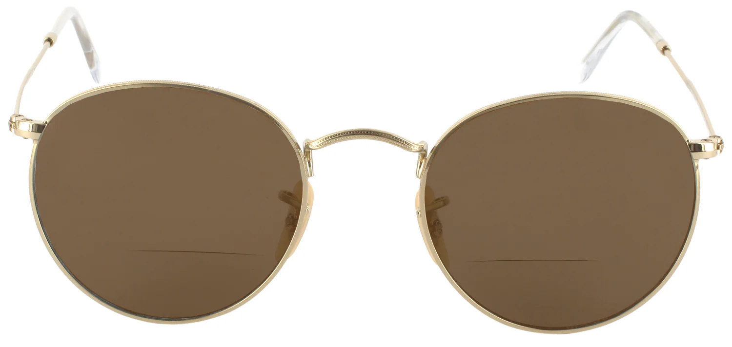 Ray-Ban 3447 Round Metal Bifocal Reading Sunglasses - Image 2
