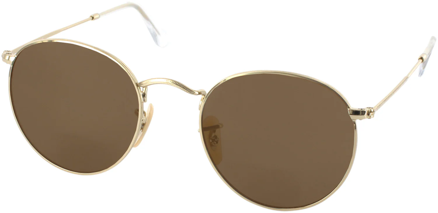Ray-Ban 3447 Round Metal Progressive No Line Reading Sunglasses