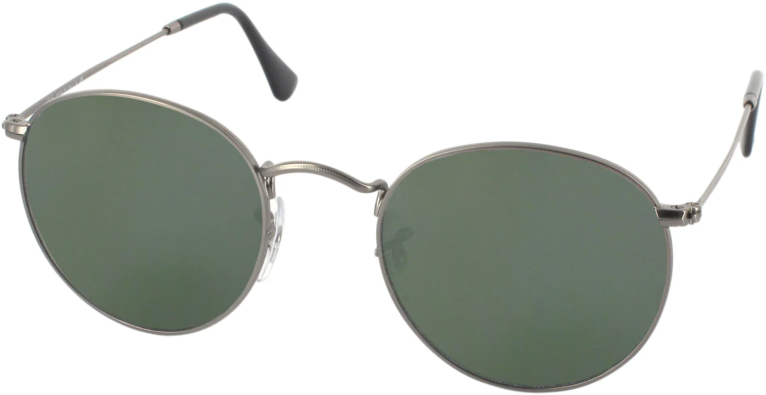 Ray-Ban 3447 Round Metal Progressive No Line Reading Sunglasses - Image 6