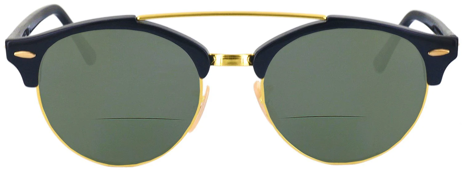 Ray-Ban 4346 Clubround Double Bridge Bifocal Reading Sunglasses - Image 2