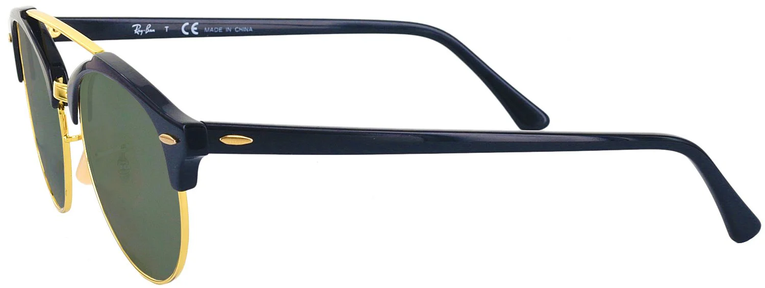 Ray-Ban 4346 Clubround Double Bridge Progressive No Line Reading Sunglasses - Image 3