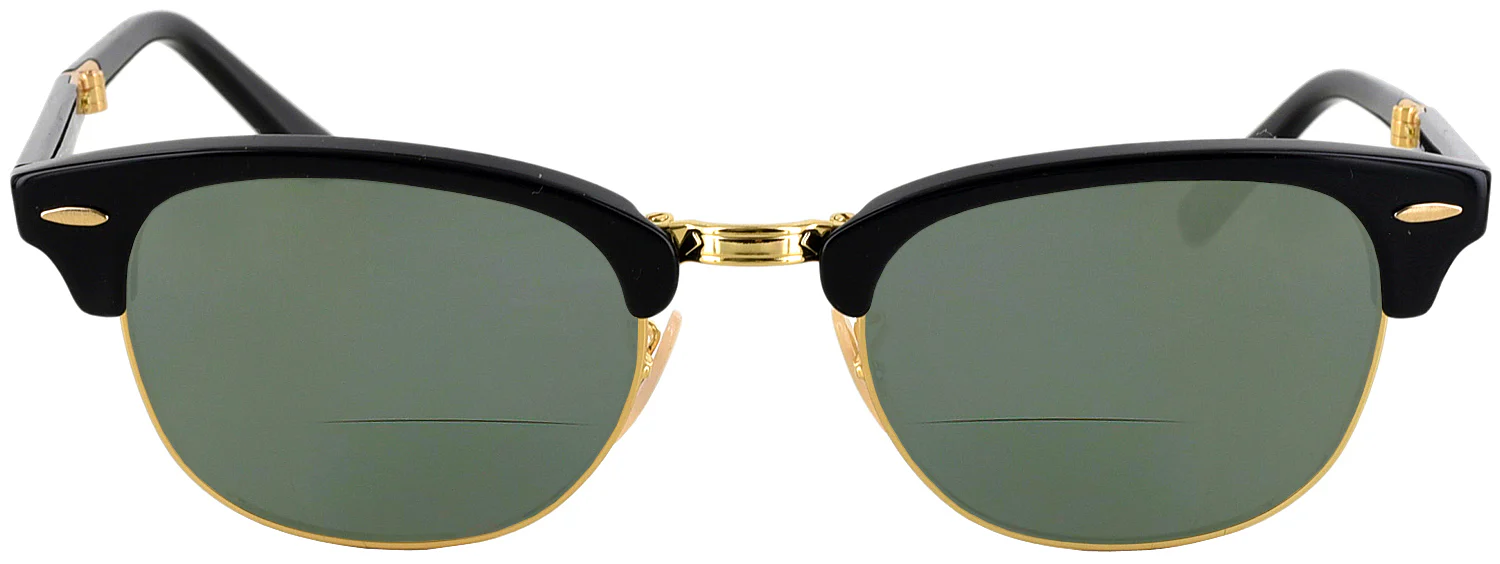 Ray-Ban 5334 Clubmaster Folding Optics Bifocal Reading Sunglasses - Image 2