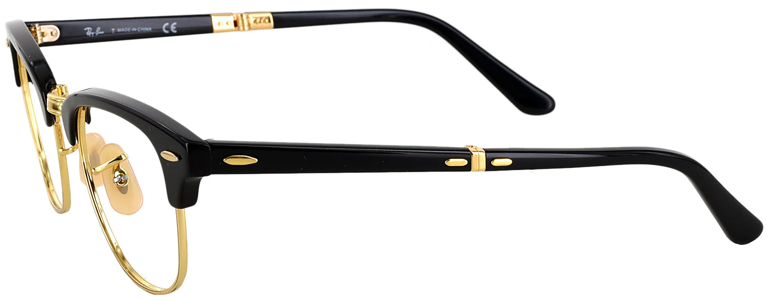 Ray-Ban 5334 Clubmaster Folding Optics Progressive No Line Bifocal - Image 3