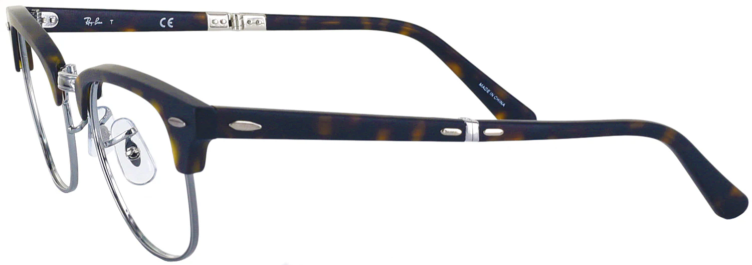 Ray-Ban 5334 Clubmaster Folding Optics Progressive No Line Bifocal - Image 7