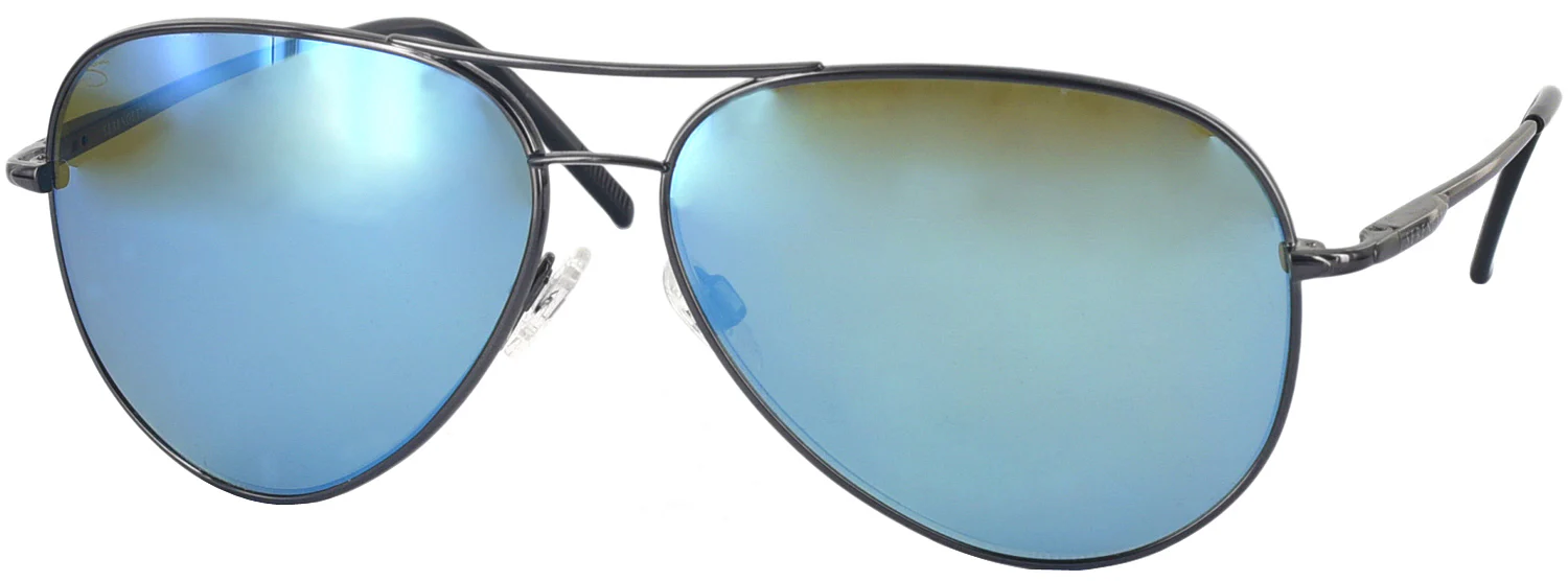 Serengeti Medium Aviator Polarized Progressive No Line Reading Sunglasses