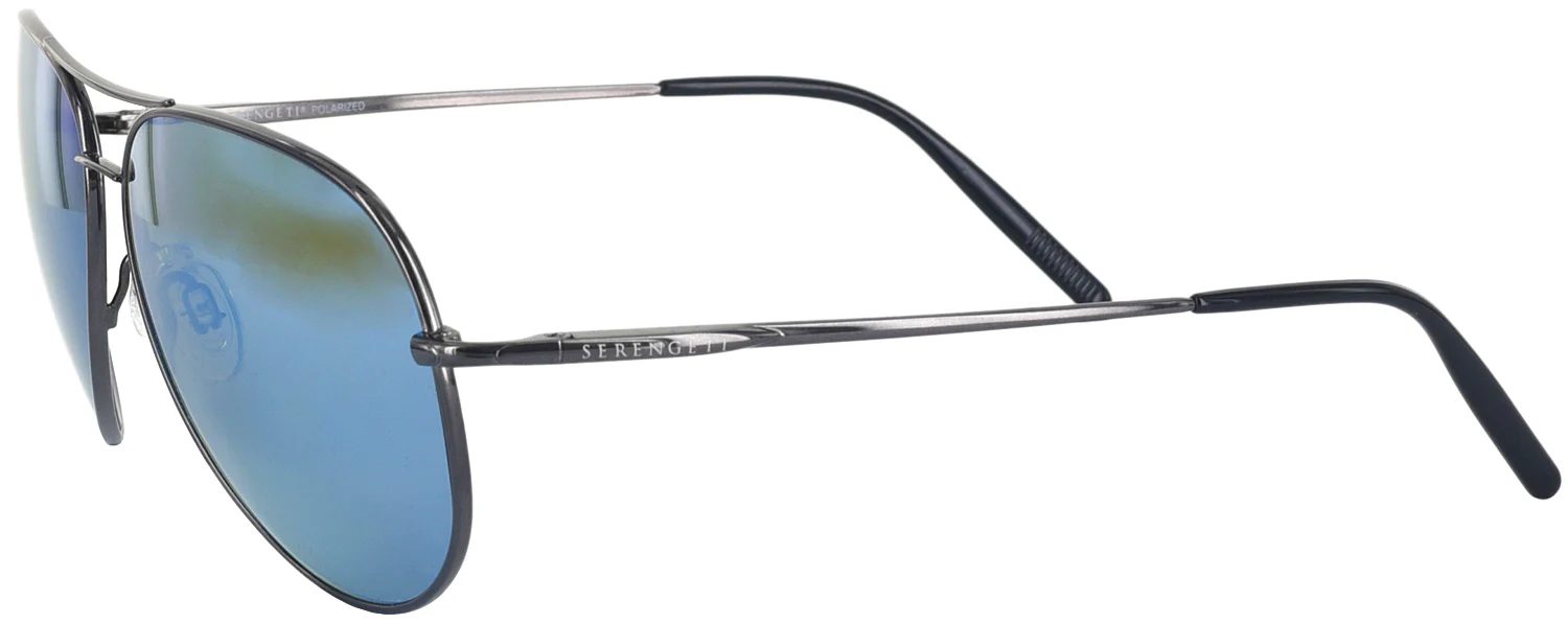 Serengeti Medium Aviator Polarized Progressive No Line Reading Sunglasses - Image 3