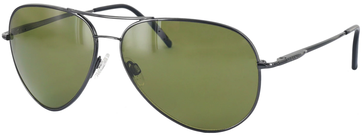 Serengeti Medium Aviator Polarized Progressive No Line Reading Sunglasses - Image 5