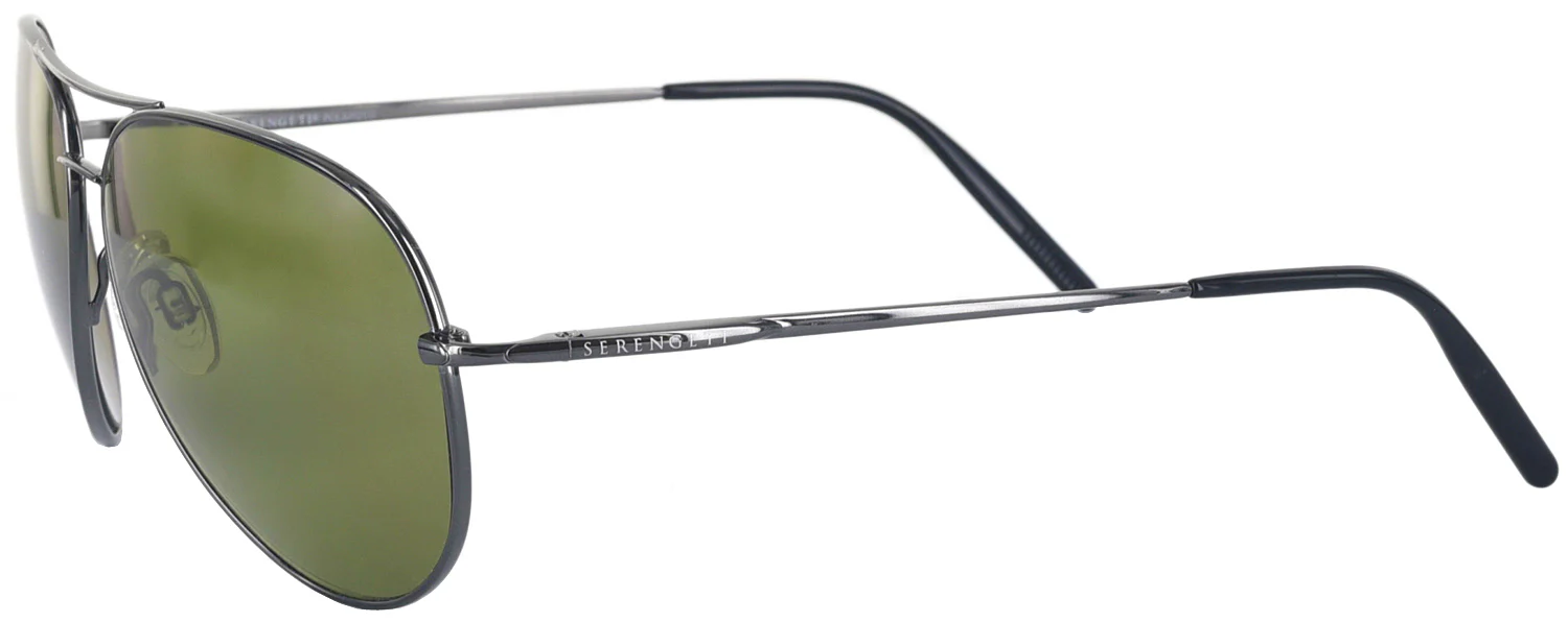 Serengeti Medium Aviator Polarized Progressive No Line Reading Sunglasses - Image 7