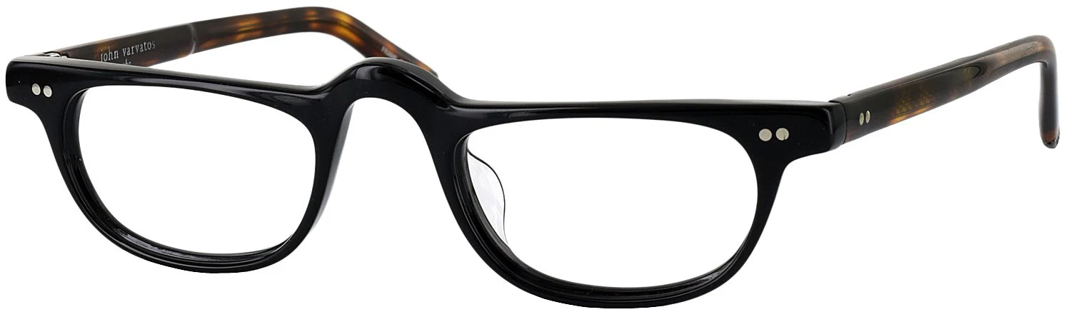 Varvatos V804 Single Vision Half Frame with Leather Case Upgrade