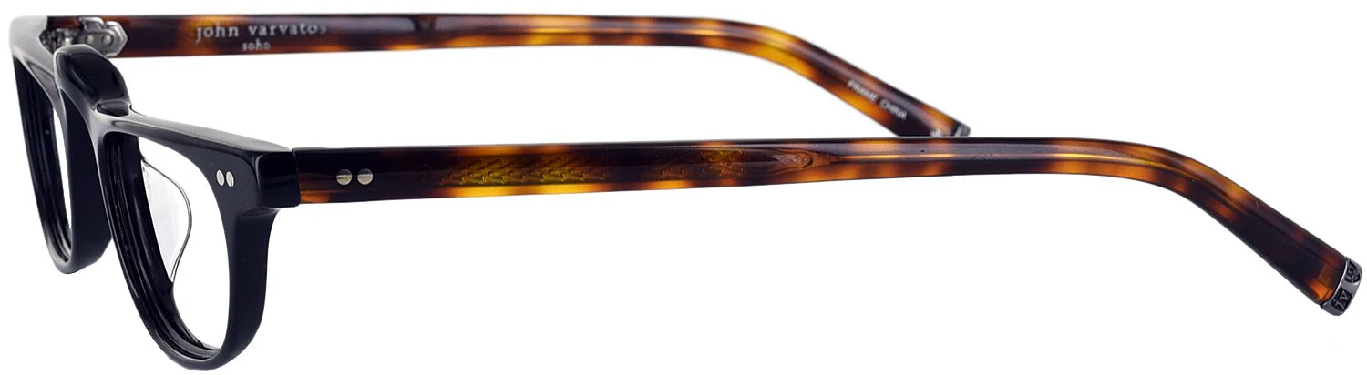 Varvatos V804 Single Vision Half Frame with Leather Case Upgrade - Image 3